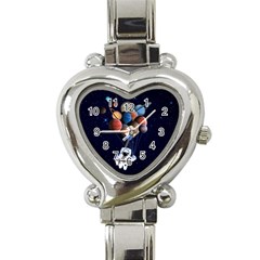 Planets  Heart Italian Charm Watch by Valentinaart