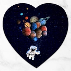 Planets  Jigsaw Puzzle (heart) by Valentinaart