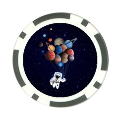 Planets  Poker Chip Card Guard by Valentinaart