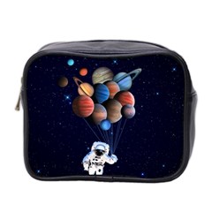 Planets  Mini Toiletries Bag 2-side by Valentinaart