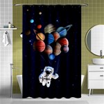 Planets  Shower Curtain 48  x 72  (Small)  Curtain(48  X 72 ) - 42.18 x64.8  Curtain(48  X 72 )