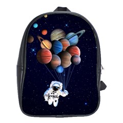 Planets  School Bag (xl) by Valentinaart