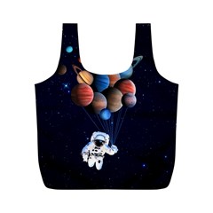 Planets  Full Print Recycle Bags (m)  by Valentinaart