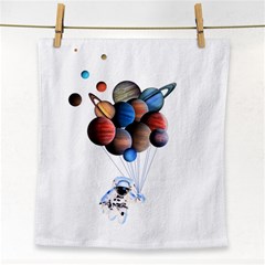 Planets  Face Towel by Valentinaart