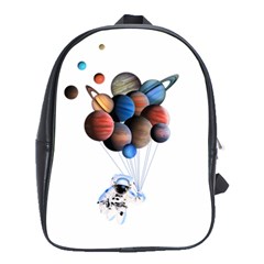 Planets  School Bag (large) by Valentinaart