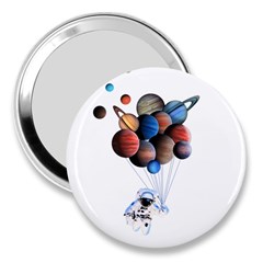 Planets  3  Handbag Mirrors by Valentinaart