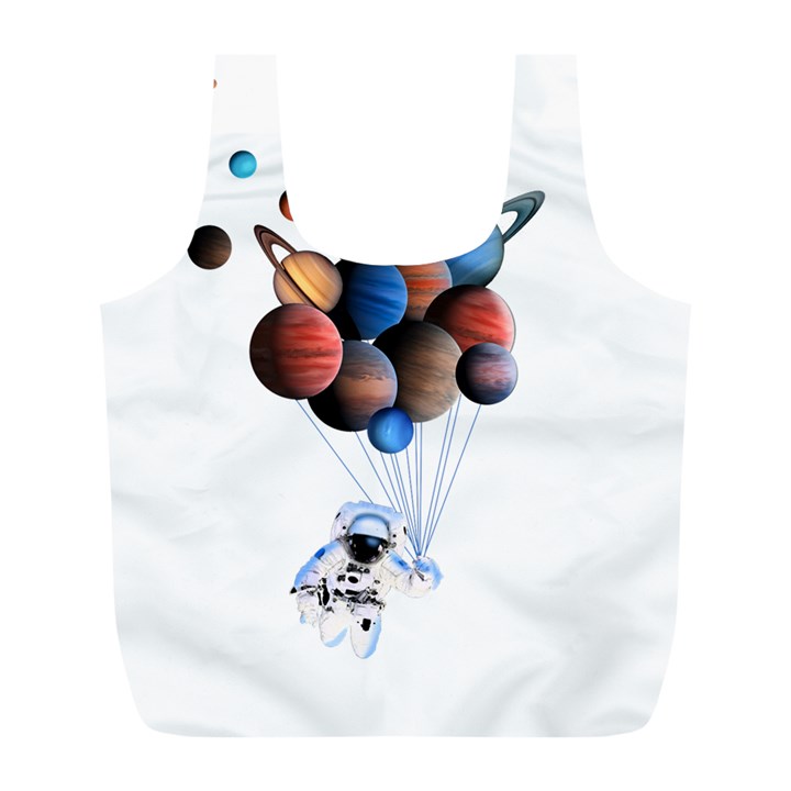 Planets  Full Print Recycle Bags (L) 