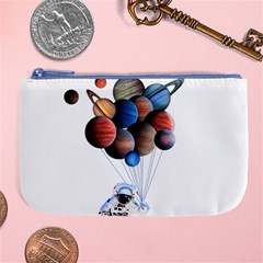 Planets  Large Coin Purse by Valentinaart