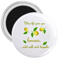 When Life Gives You Lemons 3  Magnets by Valentinaart