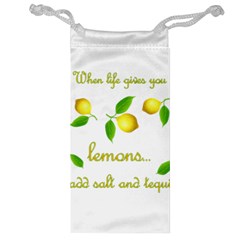 When Life Gives You Lemons Jewelry Bag by Valentinaart