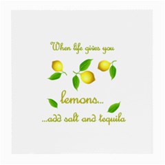 When Life Gives You Lemons Medium Glasses Cloth (2-side) by Valentinaart