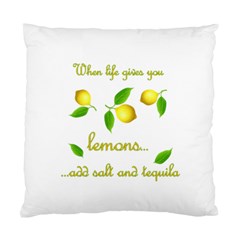 When Life Gives You Lemons Standard Cushion Case (two Sides) by Valentinaart