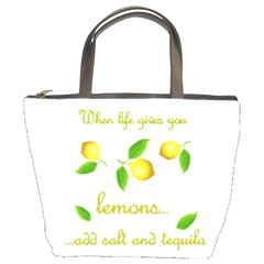 When Life Gives You Lemons Bucket Bags by Valentinaart