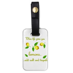 When Life Gives You Lemons Luggage Tags (one Side)  by Valentinaart