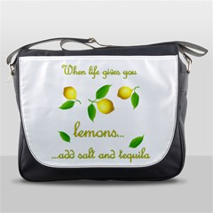 When Life Gives You Lemons Messenger Bags by Valentinaart