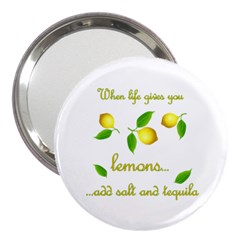 When Life Gives You Lemons 3  Handbag Mirrors by Valentinaart