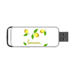 When Life Gives You Lemons Portable Usb Flash (two Sides) by Valentinaart