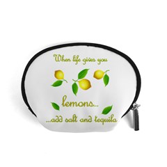 When Life Gives You Lemons Accessory Pouches (small)  by Valentinaart