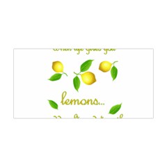 When Life Gives You Lemons Yoga Headband by Valentinaart