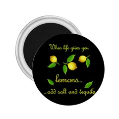 When Life Gives You Lemons 2 25  Magnets by Valentinaart