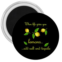 When Life Gives You Lemons 3  Magnets by Valentinaart