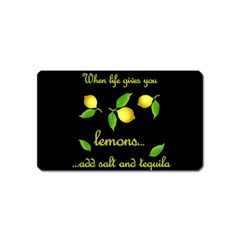 When Life Gives You Lemons Magnet (name Card) by Valentinaart