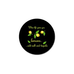 When Life Gives You Lemons Golf Ball Marker by Valentinaart