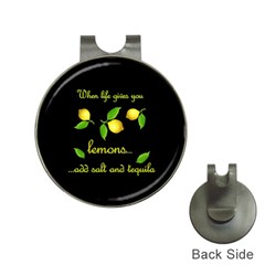 When Life Gives You Lemons Hat Clips With Golf Markers by Valentinaart