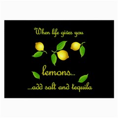 When Life Gives You Lemons Large Glasses Cloth (2-side) by Valentinaart