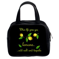 When Life Gives You Lemons Classic Handbags (2 Sides) by Valentinaart