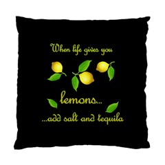 When Life Gives You Lemons Standard Cushion Case (two Sides) by Valentinaart