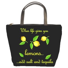 When Life Gives You Lemons Bucket Bags by Valentinaart