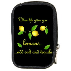 When Life Gives You Lemons Compact Camera Cases by Valentinaart