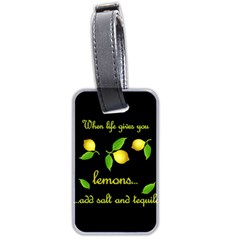 When Life Gives You Lemons Luggage Tags (two Sides) by Valentinaart