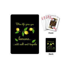 When Life Gives You Lemons Playing Cards (mini)  by Valentinaart