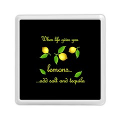 When Life Gives You Lemons Memory Card Reader (square)  by Valentinaart