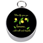 When life gives you lemons Silver Compasses Front