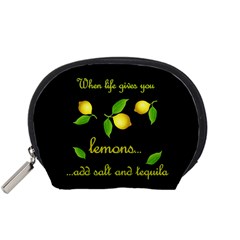 When Life Gives You Lemons Accessory Pouches (small)  by Valentinaart