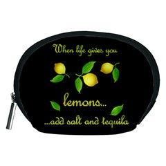 When Life Gives You Lemons Accessory Pouches (medium)  by Valentinaart