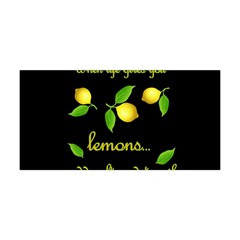 When Life Gives You Lemons Yoga Headband by Valentinaart