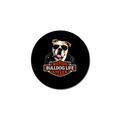 Bulldog biker Golf Ball Marker (4 pack)