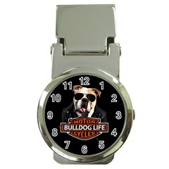 Bulldog biker Money Clip Watches