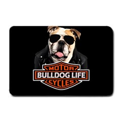 Bulldog biker Small Doormat 