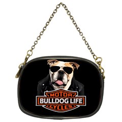 Bulldog biker Chain Purses (One Side) 