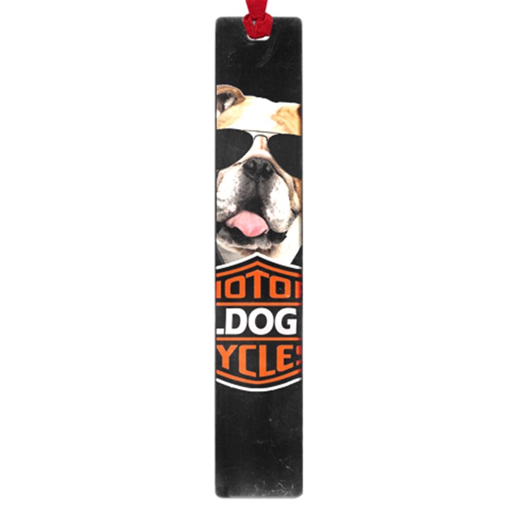 Bulldog biker Large Book Marks