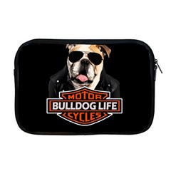 Bulldog biker Apple MacBook Pro 17  Zipper Case