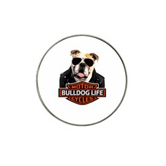 Bulldog biker Hat Clip Ball Marker (10 pack)