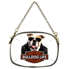 Bulldog biker Chain Purses (Two Sides) 