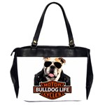 Bulldog biker Office Handbags (2 Sides)  Back