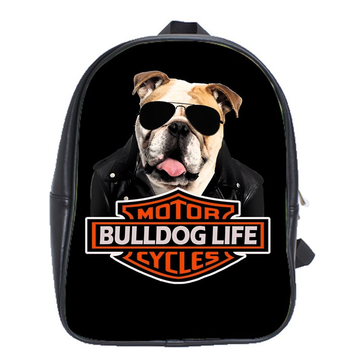 Bulldog biker School Bag (XL)